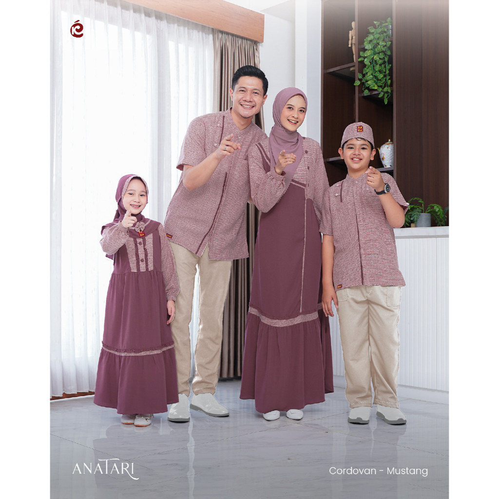 [SARIMBIT KEKE] BAJU GAMIS KOKO COUPLE KELUARGA TERBARU BY KEKE || SARIMBIT LEBARAN 2025 || ANATARI 