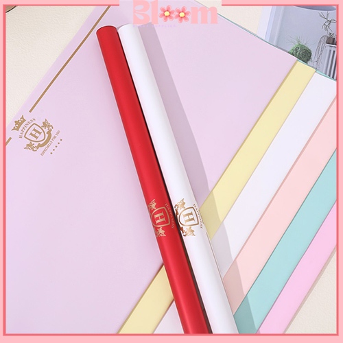 

20 Kertas buket bunga list gold flower wrapping Kb6117