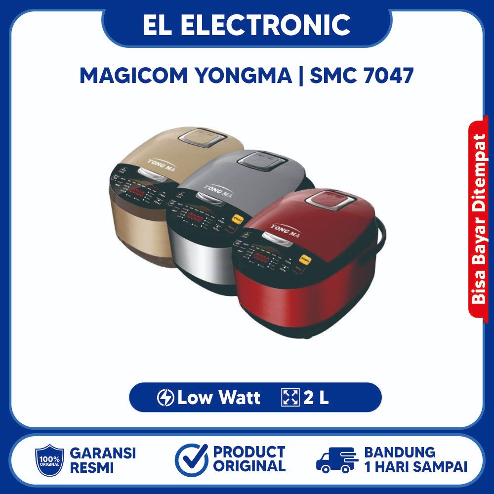 magic com yong ma rice cooker digital 14 fungsi SMC 7047  KAPASITAS 2 LITER 400 WATT