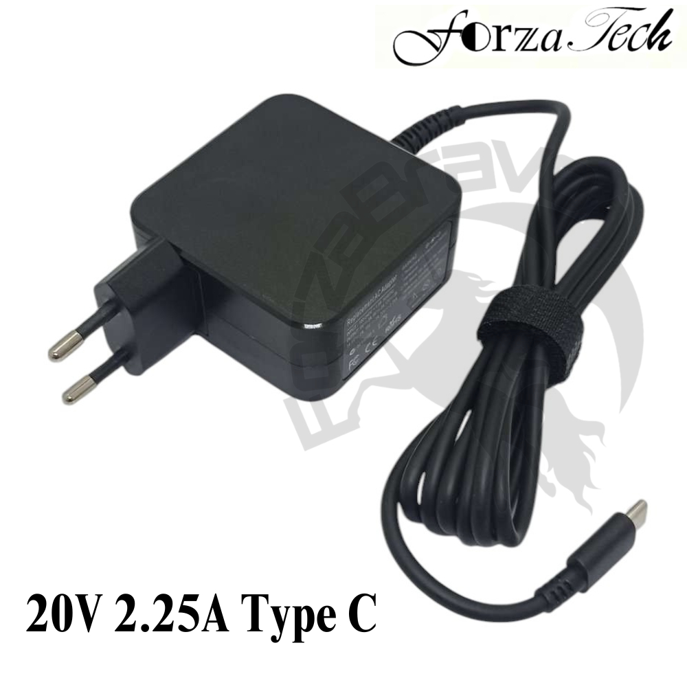 Charger Casan Adaptor Hp Spectre X360 13-V022TU 20V 2.25A Type C 45W MAX BERGARANSI NEW
