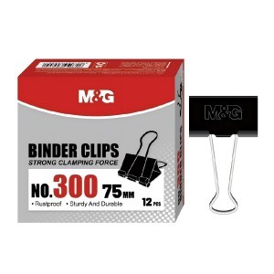 

TBMO M&G BINDER CLIP 75MM NO.300 ISI 12PCS - 10036128