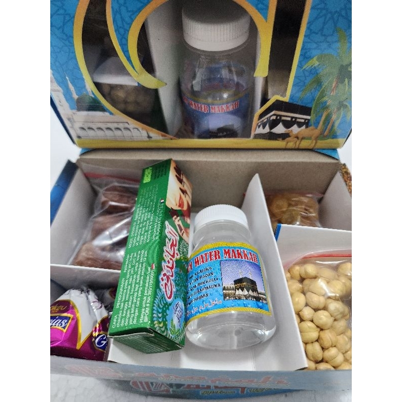 

Paket oleh oleh haji dan umroh 25pcs plus hena kuku