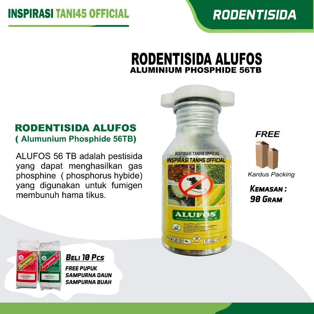 Alufos Racun Tikus/Alufos Ori Racun Tikus Membunuh TIkus Yang Membandel