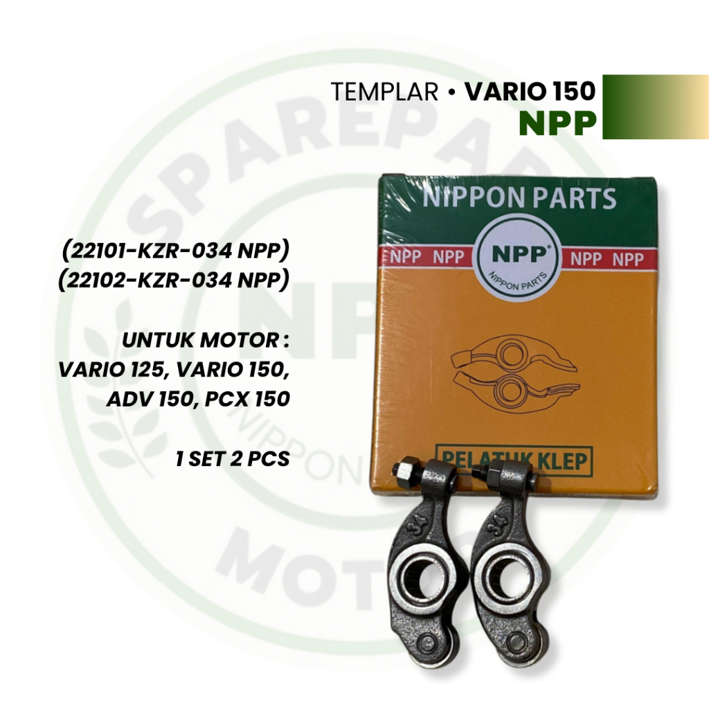 Templar Vario 150 || Platuk Templar Rocker Arm Vario 125 Vario 150 ADV 150 PCX 150 Original Merk NPP