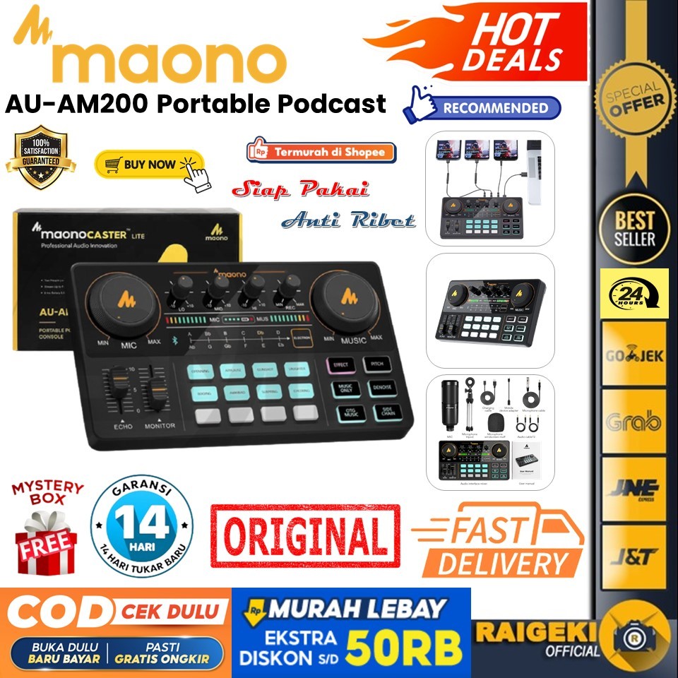 MAONOCASTER LITE AU-AM200 PORTABLE PODCAST CONSOLE