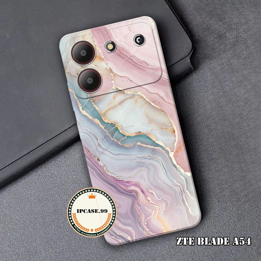 Softcase ZTE Blade A54 - Case pro camera - MOTIF KEREN - bahan karet lentur - casing ZTE Blade A54 -