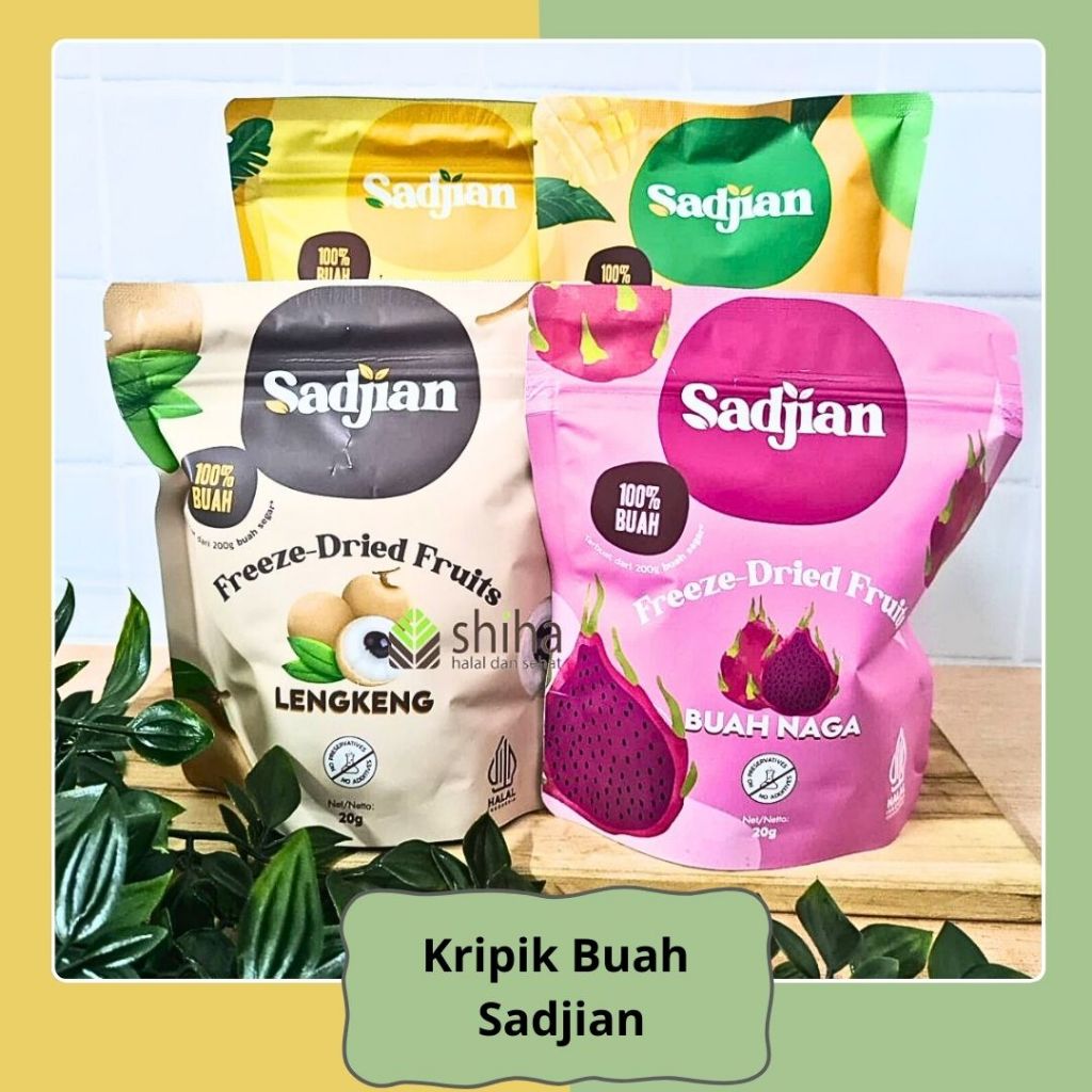 

SHIHA- SADJIAN Freeze Dried Fruits (Keripik Buah Kering) 20 Gram