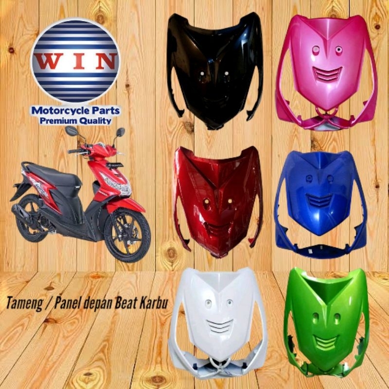 Tameng beat karbu cover panel body depan honda beat 2008-2012 Original WIN