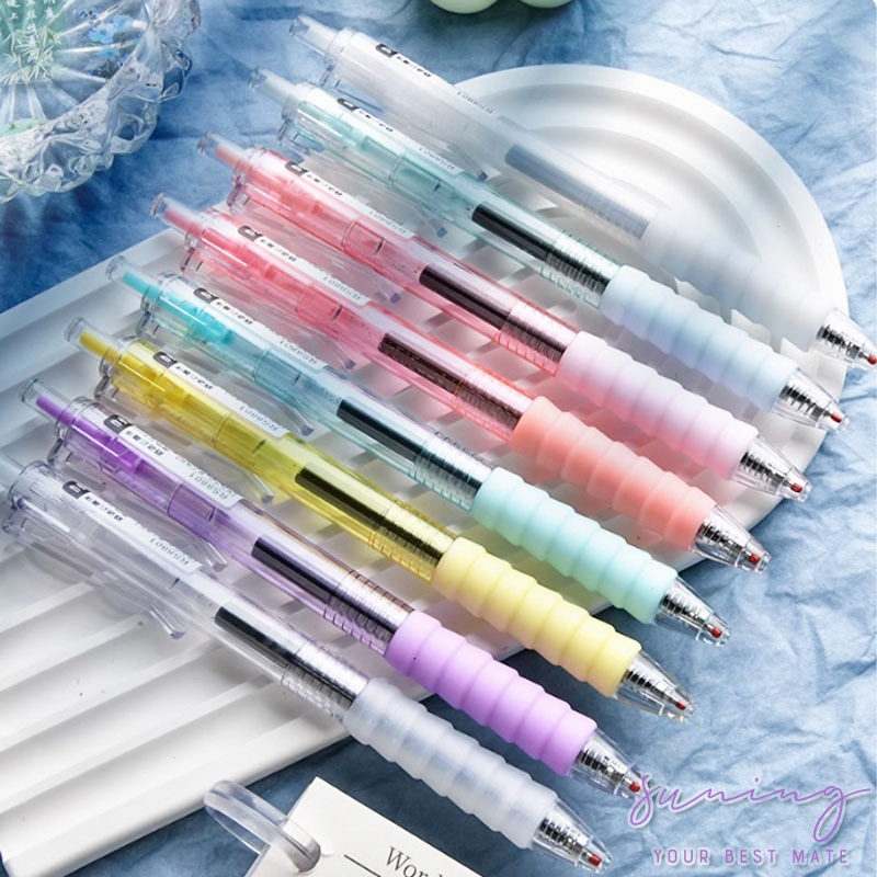 

Gel Pen Pulpen Gel Hitam Merah 2 Warna 0.5mm 1 PCS