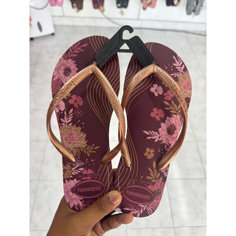 havaianas slim organic fc - sandal wanita