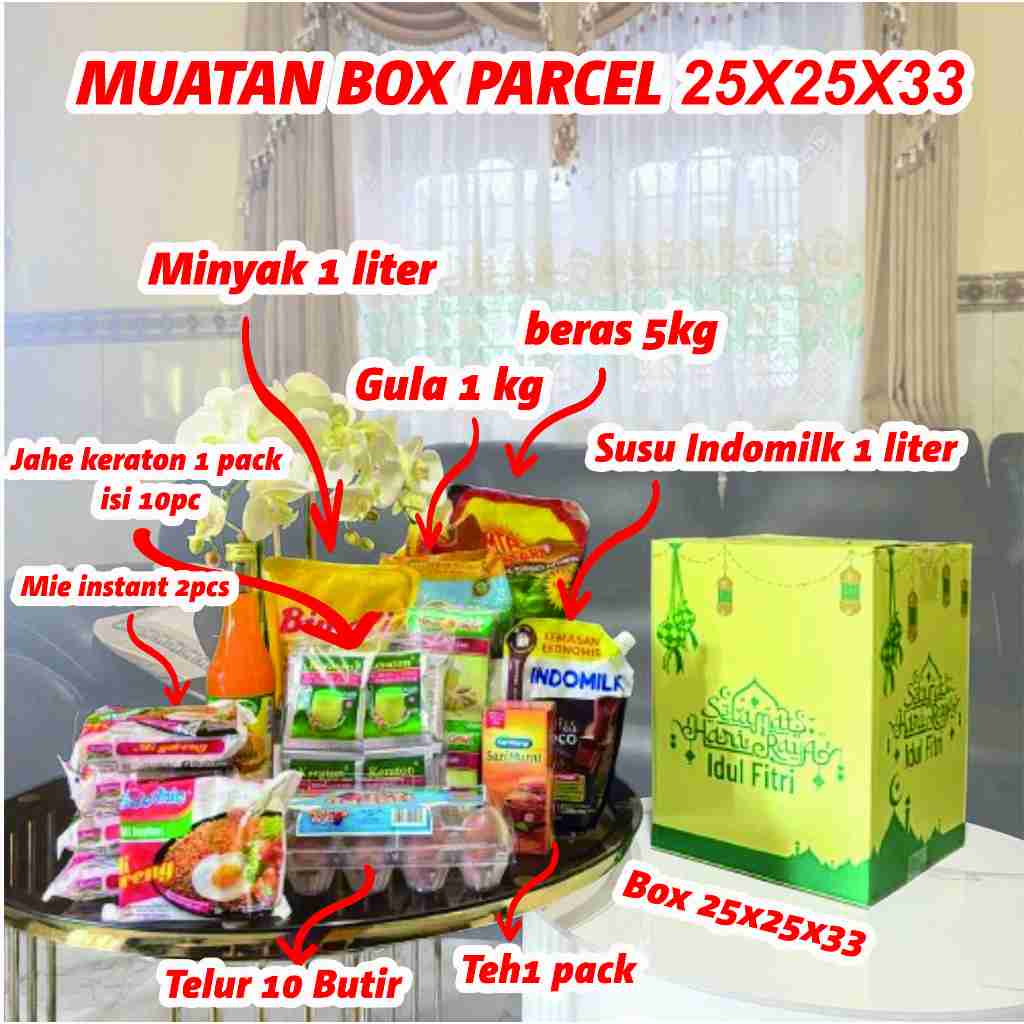 

Box Parcel idul fitri 25x25x33 Cm / Box Parcel Idul Fitri