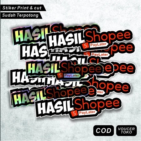 

sticker shopee paylater project cutting viral stiker motor spaylater