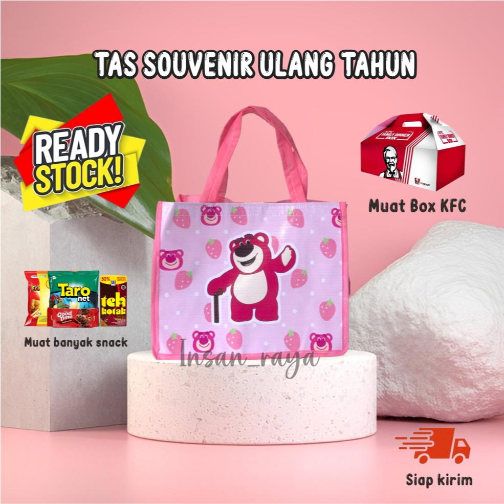 

TAS ULTAH LOTSO READY STOCK/TAS ULTAH MURAH/TAS ULTAH ANAK/TAS ULTAH SIAP KIRIM