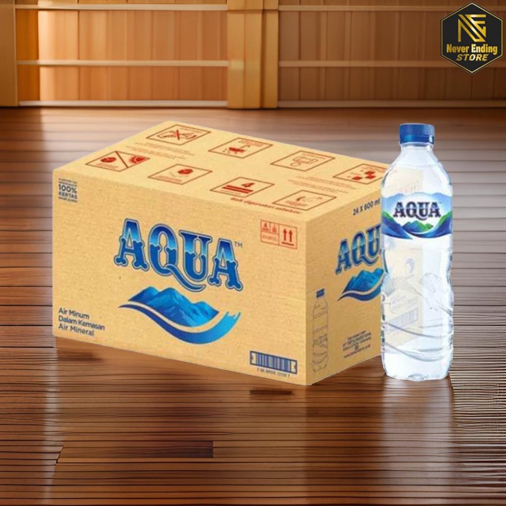 

AQUA Air Mineral 600ml 1 Karton Isi 24pcs