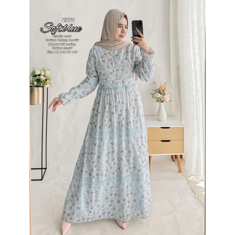 RIBYKA R974 GAMIS KATBOL BORDIR
