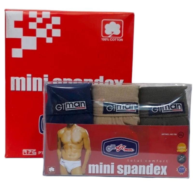 Celana Dalam Gt man Mini Spandex/Gt Man Mini Spandex Kode 708
