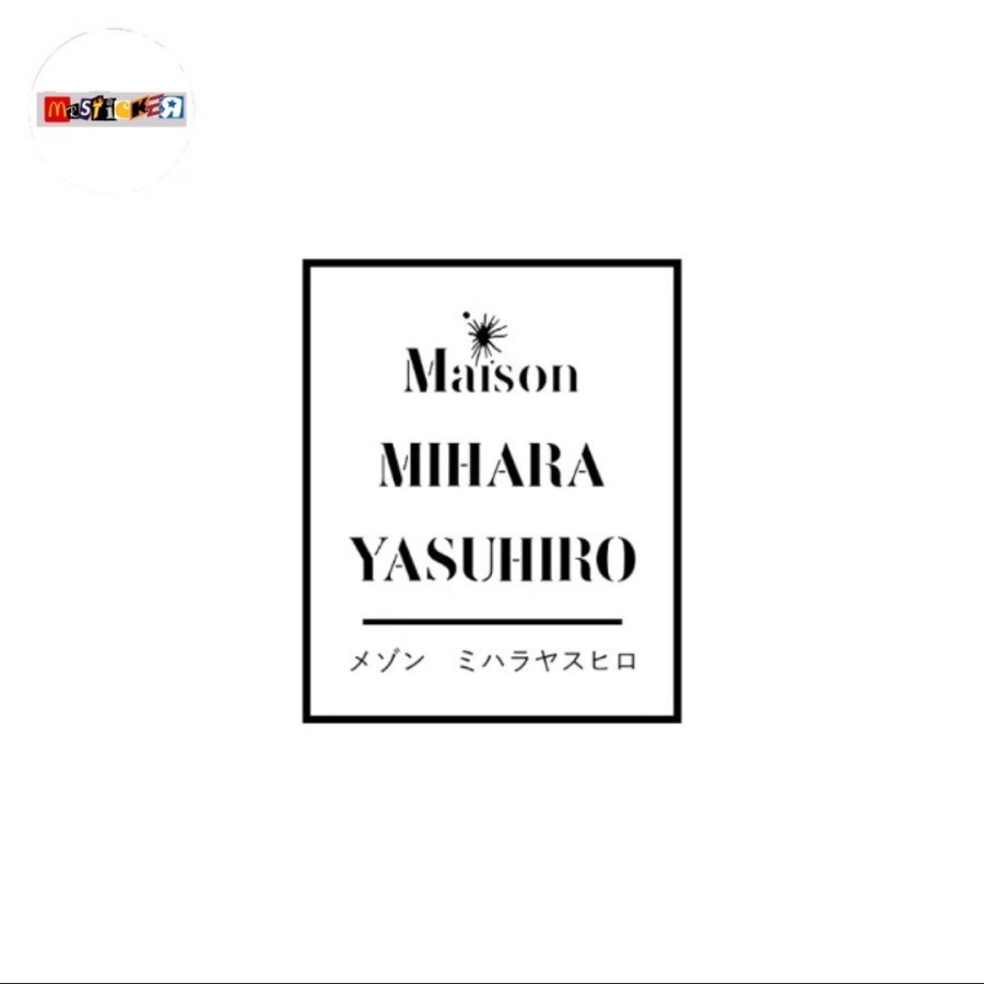 

sticker Maison Mihara Yasuhiro logo stiker japan designer