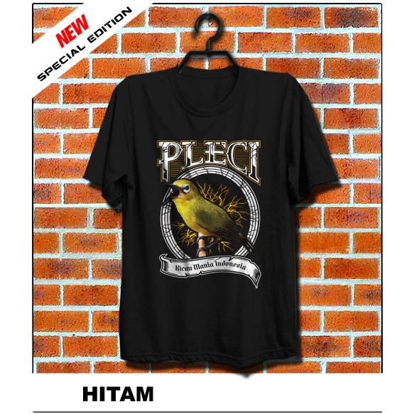 KAOS PLECI KICAU MANIA INDONESIA WARNA HITAM