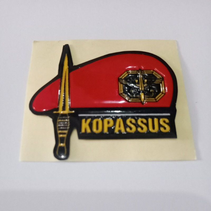 

STIKER KOPASSUS BARET/STIKER UNIK