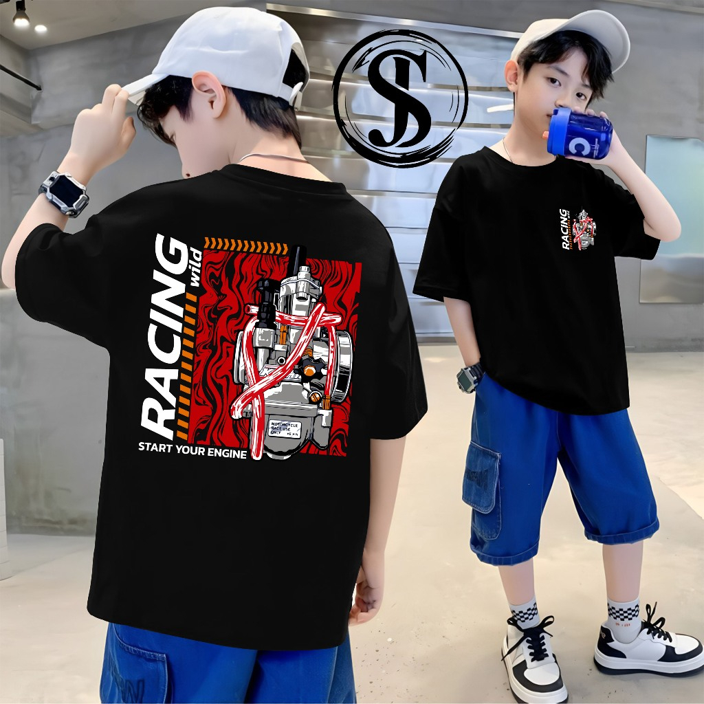 KAOS MOTOR ANAK RACING WILL  DISTRO | SOUND BALAP BLITAR