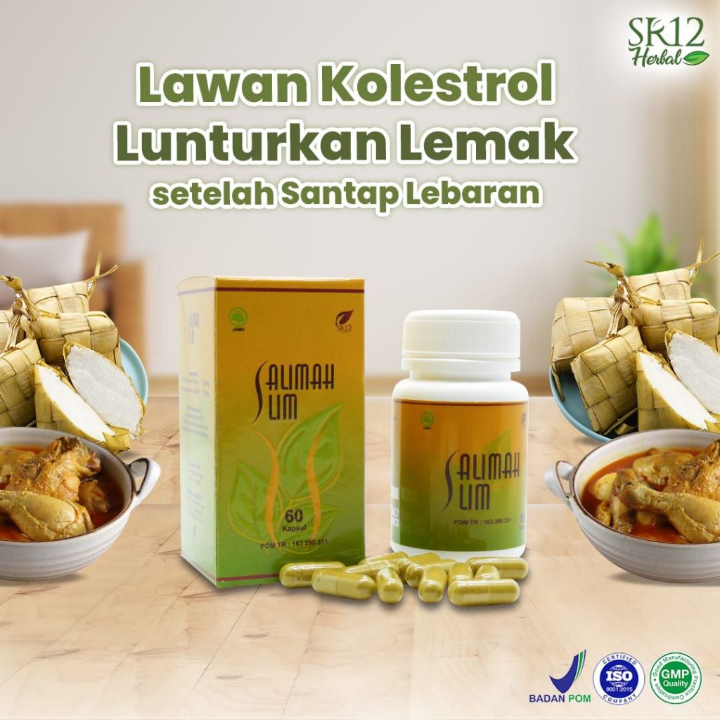 

SR12 Salimah Slim Pelangsing Badan Obat Diet Herbal Penurun Berat Badan BPOM 60 kapsul