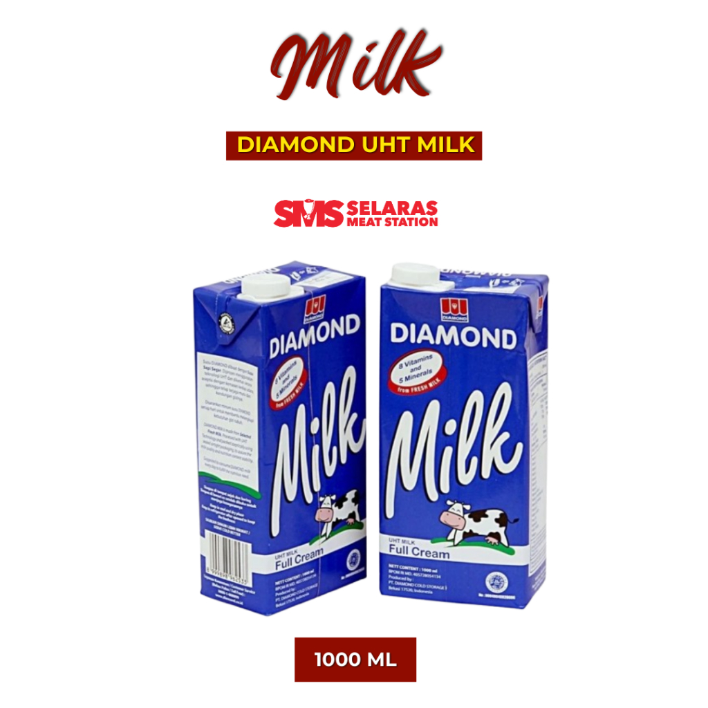 

Diamond Milk Susu UHT 1 liter / 1000 ml