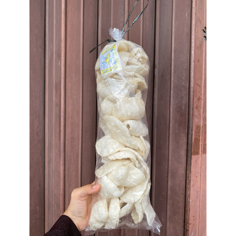 

Kerupuk Goreng Pasir Rasa Bawang Berat 130 Gram