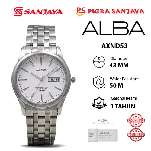 Jam Tangan Pria ALBA AXND40 / AXND40X1 // AXND42 / AXND42X1 // AXND48 / AXND48X1 // AXND53 / AXND53X