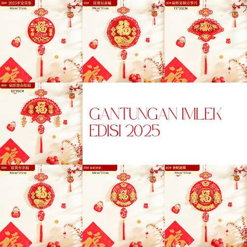 

GANTUNGAN PINTU IMLEK | GANTUNGAN CHINESE NEW YEAR | HIASAN PINTU IMLEK 2025