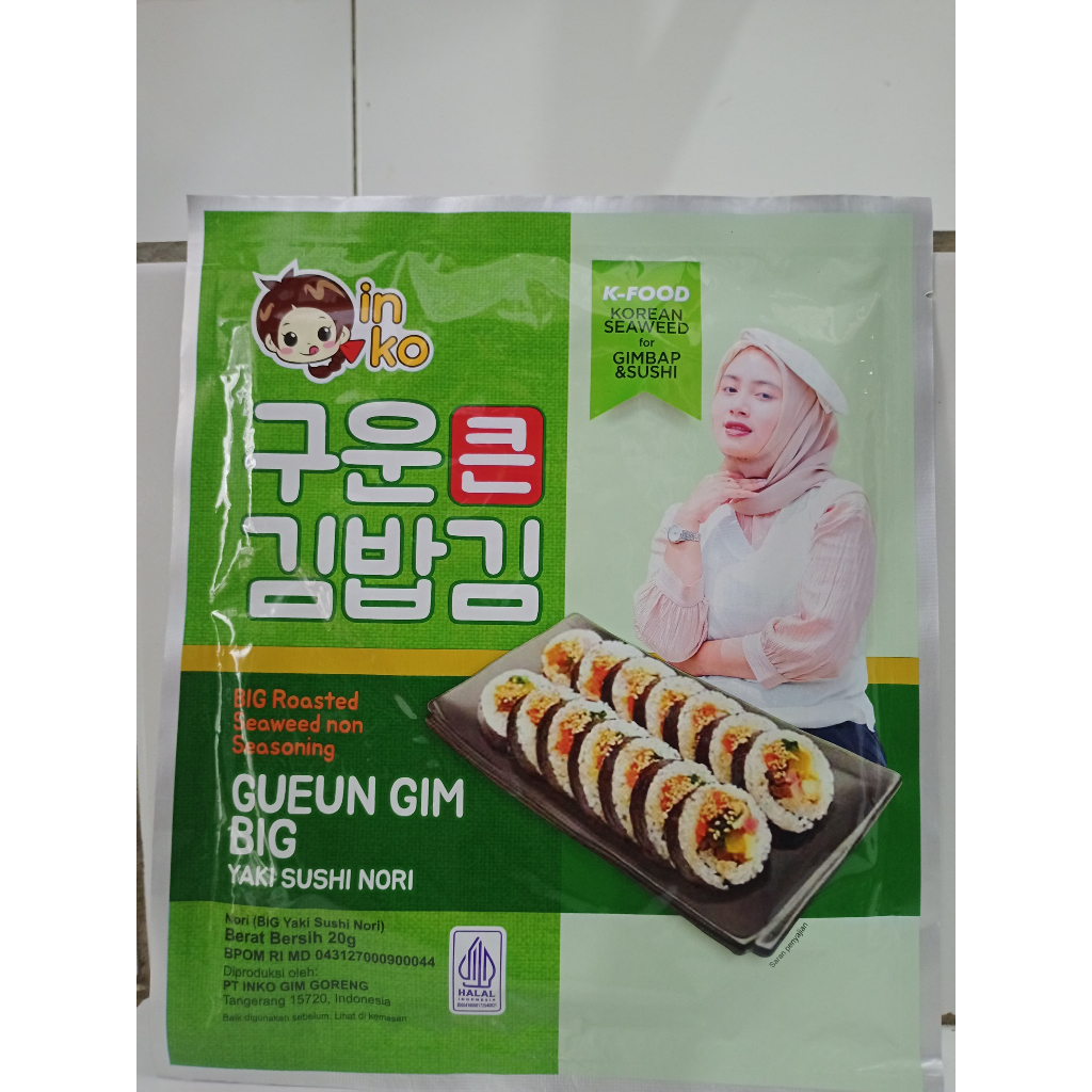 

Yaki Sushi Nori INKO (20gr isi 8lembar)
