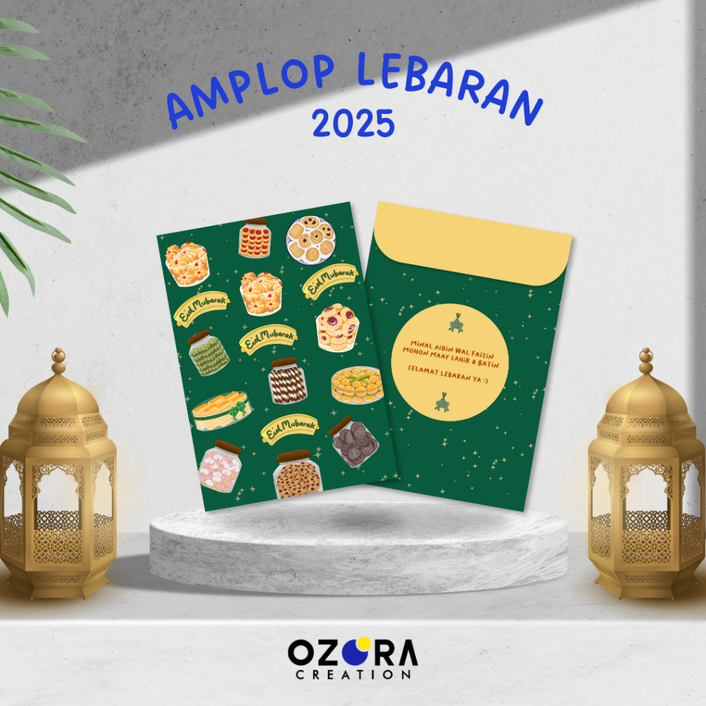 

Amplop Lebaran Kecil 2025 | Amplop THR 2025 | Ukuran 7 cm x 10 cm | Isi 6 pcs | OZ03