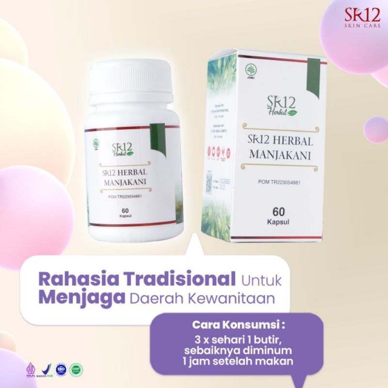 Manjakani Kapsul SR12/Jamu Kewanitaan