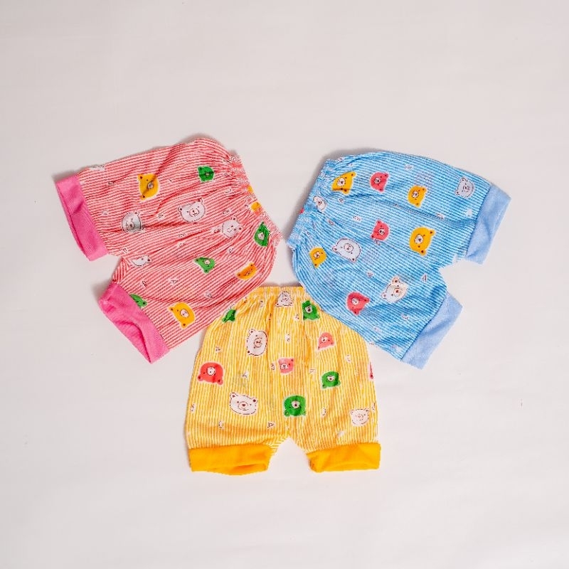 CELANA PENDEK SALUR 1 LUSIN / CELANA PENDEK SALUR BAYI / CELANA PENDEK BAYI 1 LUSIN