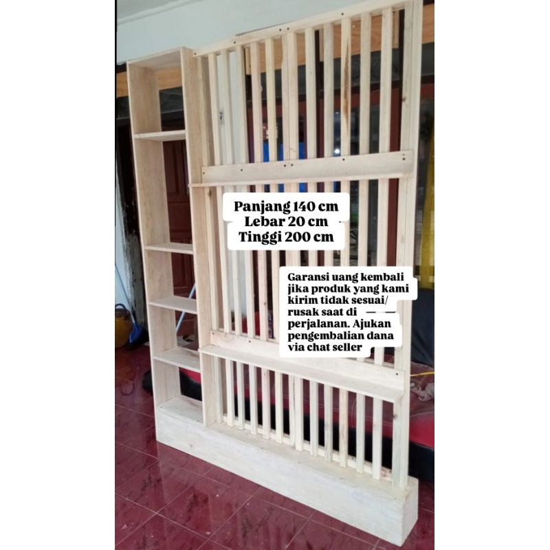 Pembatas ruangan tamu | Partisi ruangan minimalis