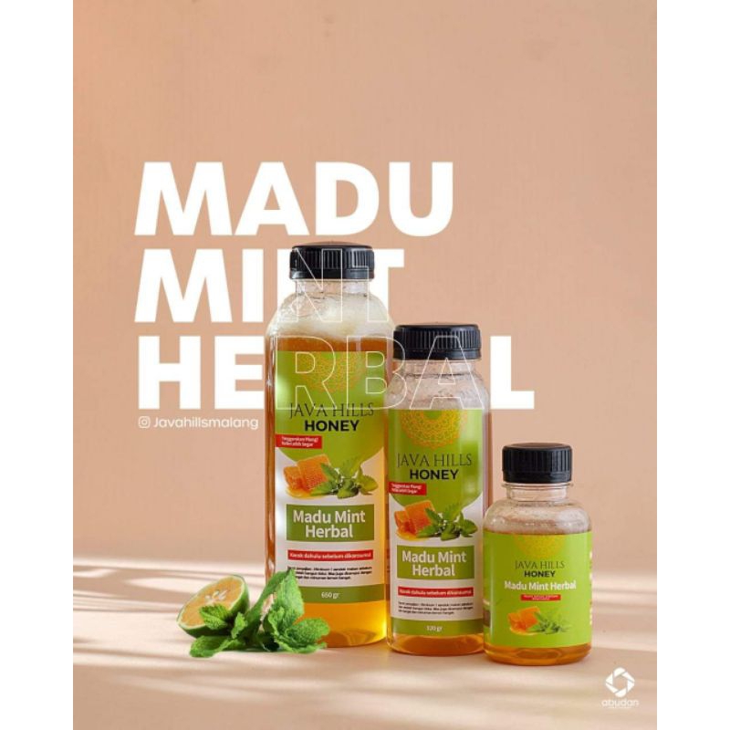 Madu Mint herbal Java Hills Honey