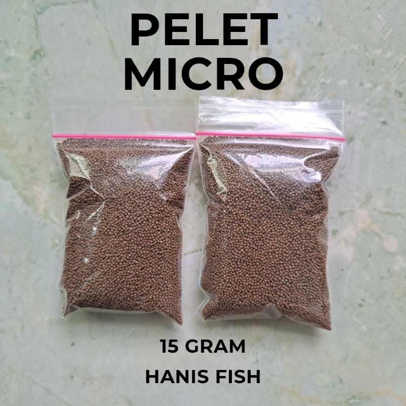 Pelet ikan mikro cocok untuk ikan guppy,molly,glowfish,kura-kura