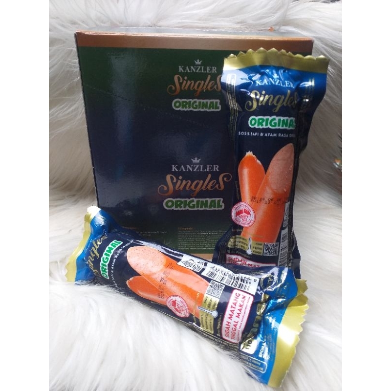 

(1 box 12pcs) sosis kanzler original 65gr