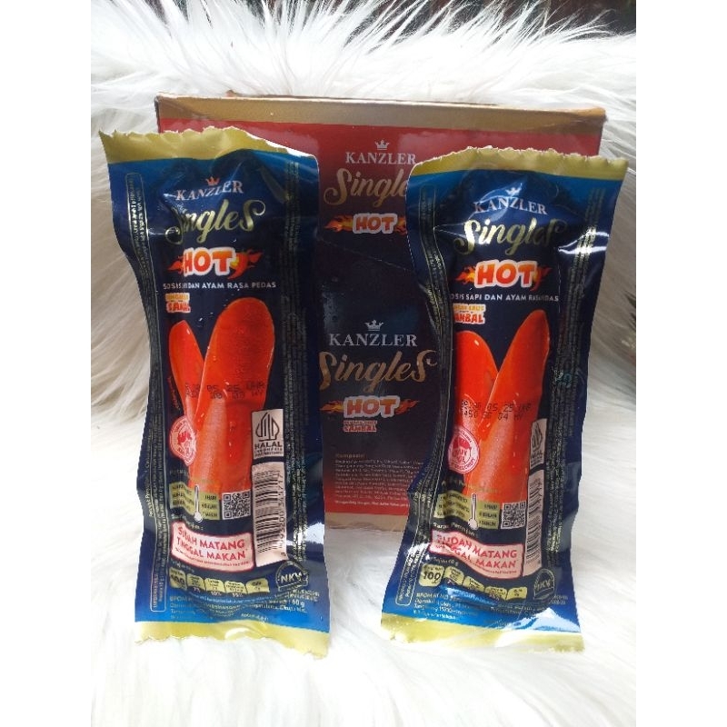 

( 1box isi 12pcs ) sosis kanzler keju/gochujang/hot 60gr