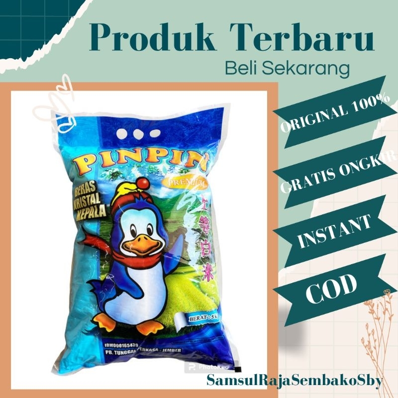 

BERAS PINPIN 5kg premium (Baru)