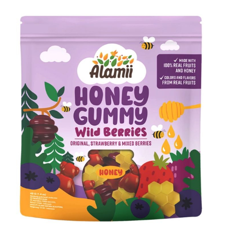 

Alamii Honey Gummy Wild Berries 40 g