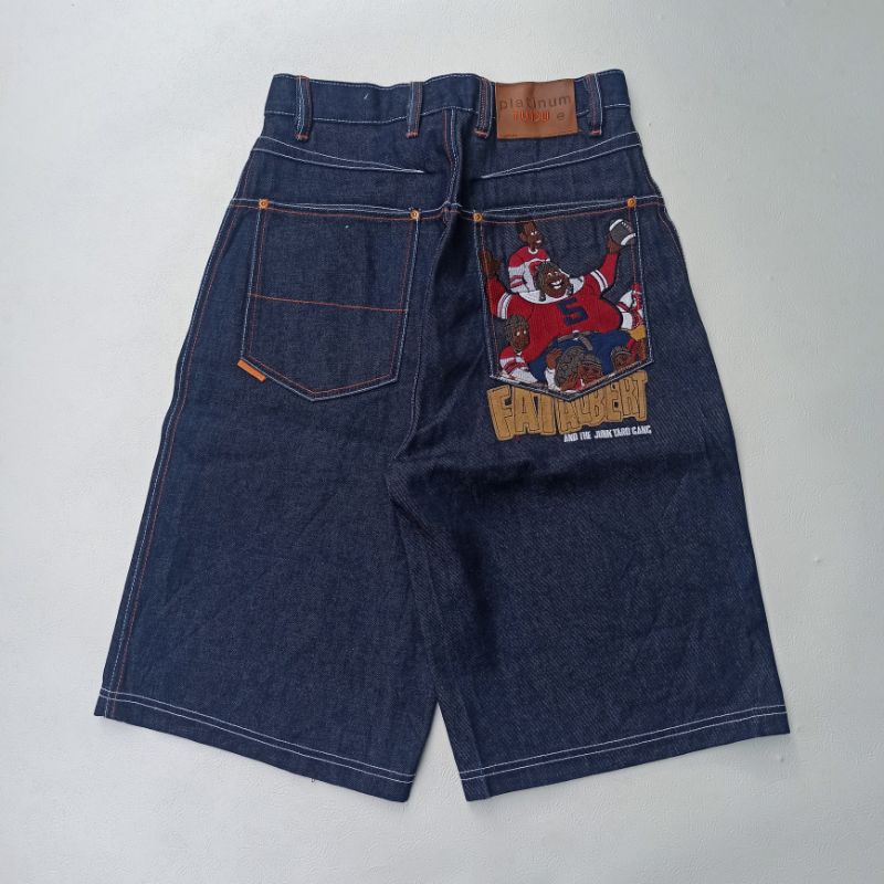 JORTS Y2K PANTS FUBU PLATINUM FAT ALBERT NOT JNCO ECKO EVISU