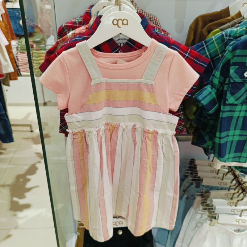 QNA - DRESS OVERALL ANAK BALITA NEW ARRIVAL