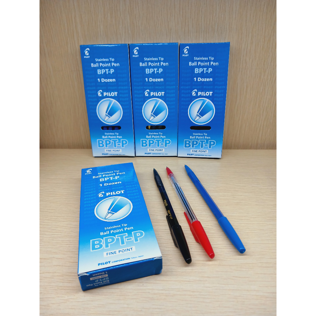 

Pulpen / Ballpoint Pilot BPT-P Tip 0.7mm Tinta Hitam, Biru dan Merah