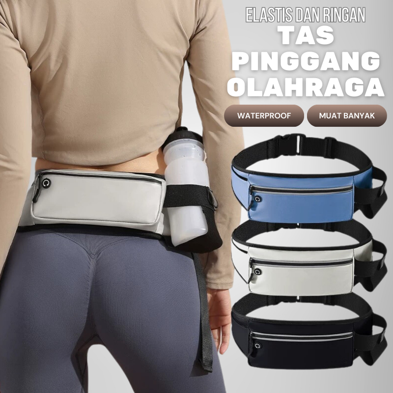 Tas Pinggang Olahraga / Running Belt Waterproof / Tas Pinggang Unisex / Tas Olahraga / Tas Running /