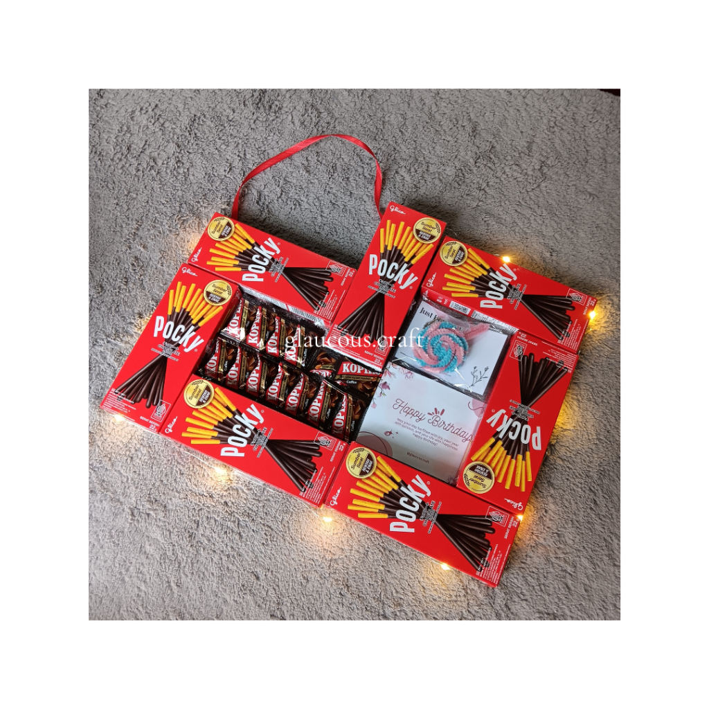

glaucous.craft Hampers Pocky Love - Hadiah Ulang Tahun, Hadiah Moment Spesial