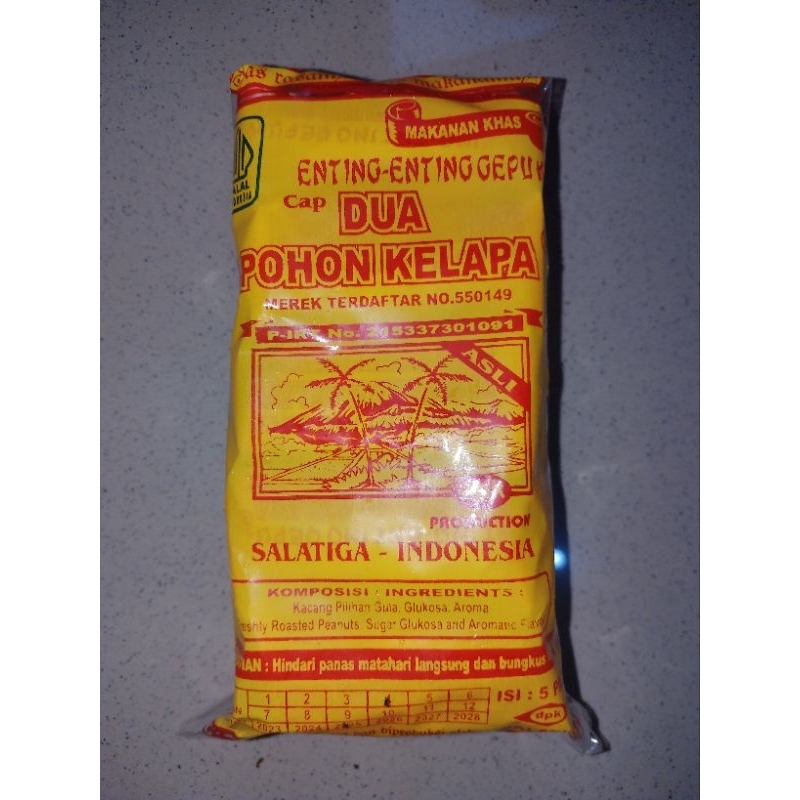 

ENTING ENTING CAP DUA POHON KELAPA besar isi 50pcs Asli Salatiga