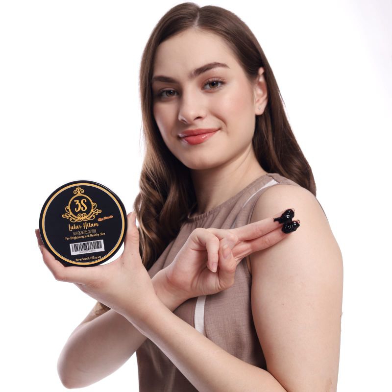 LULUR HITAM 3S / LULUR PEMUTIH BADAN /LULUR HITAM