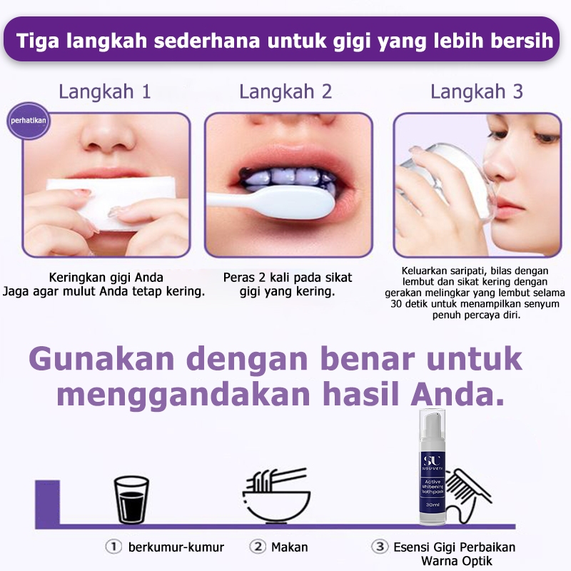 Bma Odol pemutih gigi dan karang gigi pasta gigi pemutih pembersih karang gigi obat bau mulut 30ml