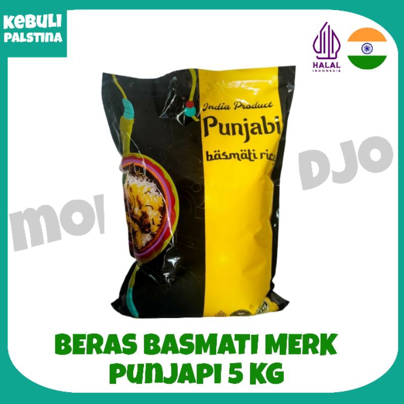 

Beras basmati punjabi baru asli 5 kg EXP 2027