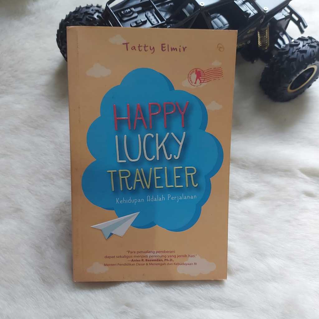 Buku Happy Lucky Traveller Tatty Elmir - Preloved Original